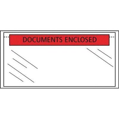 Cleverpack documenthouder Documents Enclosed, ft 230 x 112 mm, pak van 100 stuks Cleverpack documenthouder Documents Enclosed, ft 230 x 112 mm, pak van 100 stuks