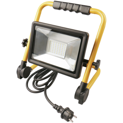 LED Werklamp inklapbaar met snoer 30W 2250 lumen 4000K snoer 3 m IP44