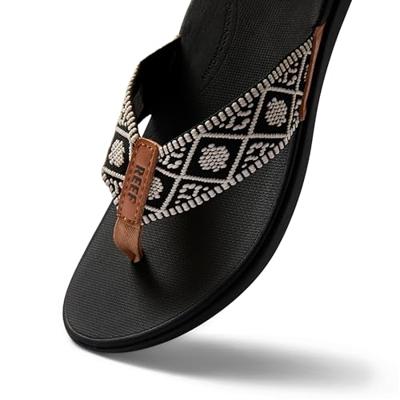 Reef Ortho Woven dames slipper zwart-37.5 Reef Ortho Woven dames slipper zwart-37.5
