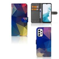 Samsung Galaxy A23 | Book Case | Polygon Dark - thumbnail