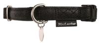 Macleather halsband zwart - thumbnail
