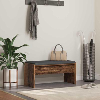 Halbank met kussen Oudhout 80 x 38 x 46 cm