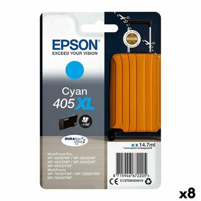 Originele inktcartridge Epson 405XL Cyaan (8 Stuks)