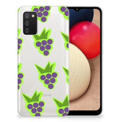Samsung Galaxy A02s | Siliconen Case | Druiven