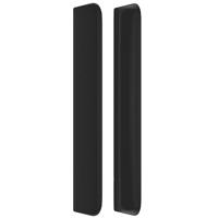 Boxspring met matras kunstleer zwart 180x200 cm - thumbnail