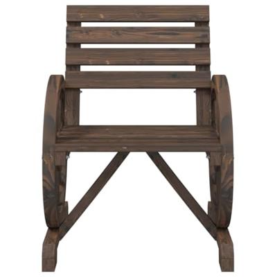 Tuinstoelen 2 st 58x58x78,5 cm massief vurenhout