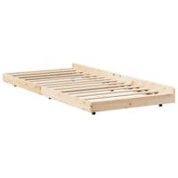Bedframe Naturel 90 x 200 cm Massief grenenhout - thumbnail