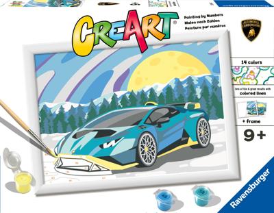 Ravensburger creart blue lamborghini
