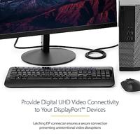 Kabel DisplayPort Startech DISPL1M 1 m 4K Ultra HD Zwart - thumbnail