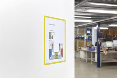 magnetoplan 1130302 Magnetisch frame Geel DIN A4