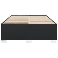 Bedframe kunstleer zwart 140x200 cm - thumbnail