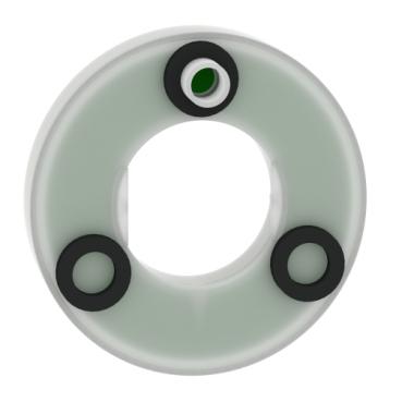 Schneider Electric ZBY9W2M430 ZBY9W2M430 (b x h) 9.3 mm x 60 mm PARADA DE EMERGENCIA Rood 1 stuk(s)