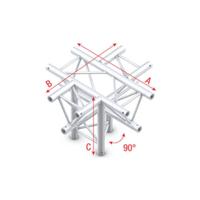 MILOS Milos Pro-30 Triangle G Truss - Cross + down, 5-way, apex down - 71 cm - thumbnail