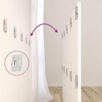 Hoofdbord 160x1,5x80 cm bewerkt hout wit - thumbnail