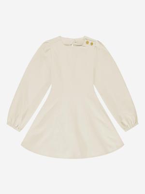 Nik&Nik winter jurk meisjes - zand - Eliza