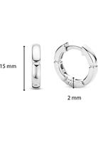 TI SENTO-Milano 7889SI Oorringen zilver 2 x 15 mm - thumbnail
