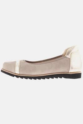 Ulla Popken Ballerina's, zacht suède, wijdte H - Grote Maten Ulla Popken Ballerina's, zacht suède, wijdte H - Grote Maten