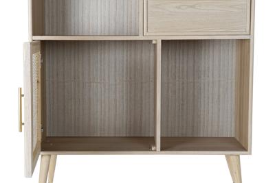 Planken Home ESPRIT Natuurlijk Paulownia hout Hout MDF 90 x 37 x 189 cm