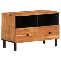 Tv-meubel 70x33x46 cm massief acaciahout - thumbnail