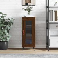 Dressoir 34,5x34x90 cm bewerkt hout bruin eikenkleur - thumbnail