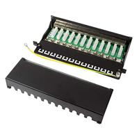 LogiLink NP0017 12 poorten Patchpaneel CAT 6 1 HE Meerdere kleuren Ingericht - thumbnail