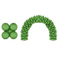 Folieballonnen Ballonnenboog Groen Rond (10st) - thumbnail