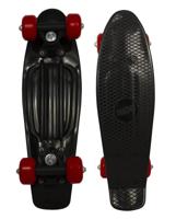 Skateboard 43 cm Zwart/Rood - thumbnail