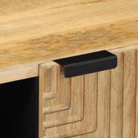 Tv-meubel 80x31,5x46 cm massief mangohout bruin - thumbnail