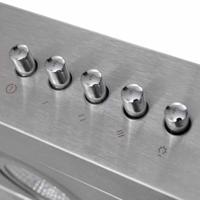 Afzuigkap plat 900 mm roestvrij staal - thumbnail