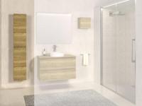 Kolomkast Wiesbaden Hoge Kast 160 cm Bologna 160x40x35 Nato (2 deuren) - thumbnail