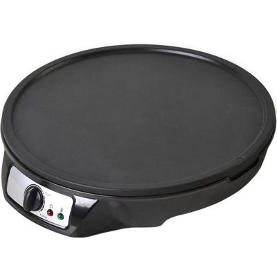 Crepe Maker - Pannenkoekenmaker met Instelbare Thermostaat - Zwart