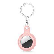 AirTag case gel series - sleutelhanger met ring - licht roze - thumbnail