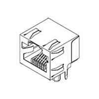 Molex MOL DataCom & Specialty 438600013 Bus Aantal polen (sensoren) 8P8C Zwart 1 stuk(s) - thumbnail