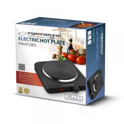 Esperanza EKH002K kookplaat Zwart Aanrecht Gesealde plaat 1 zone(s)