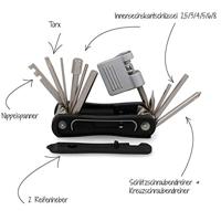 FISCHER FAHRRAD Fietsreparatiegereedschap 15-delig - thumbnail