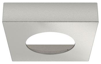 LED afdekring zilverkleur vierkant voor opbouwspot 2025 2026