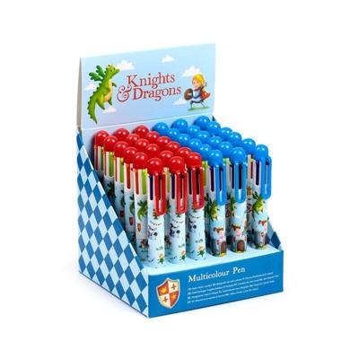 Ridders & Draken Meerkleurige Pen (6 kleuren)