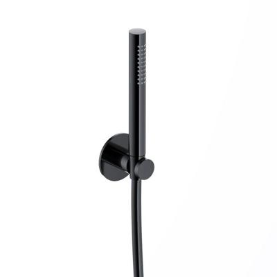 Hotbath Ace Handdoucheset - staafhanddouche - wandsteun - 150cm - doucheslang - zwart geborsteld PVD AC443MBP Hotbath Ace Handdoucheset - staafhanddouche - wandsteun - 150cm - doucheslang - zwart geborsteld PVD AC443MBP
