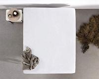 Homecare - Molton Topper Hoeslaken - Wit - 190/200 x 220/230 - thumbnail