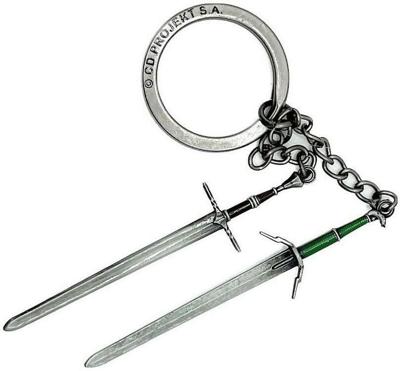 The Witcher III: Wild Hunt Keychain - Geralt Two Swords