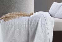 DreamHouse Bedding Bedsprei - Velvet Clara - Wit 260 x 250 cm - thumbnail