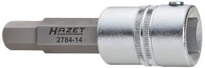 HAZET Remzadel dopsleutelbit 2784-14 · 3/4 inch (20 mm) vierkant hol · Binnen-zeskant-profiel · SW 14 mm
