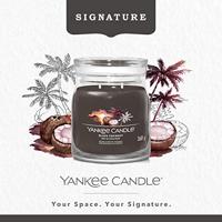 Yankee Candle black coconut signature medium jar - thumbnail