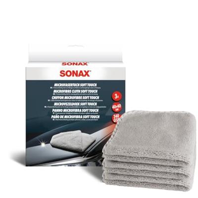SONAX microvezeldoek "soft touch" microfibre cloth soft tou 3pcs.