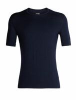 Icebreaker 200 Oasis SS Crewe Thermoshirt Heren Midnight Navy L - thumbnail