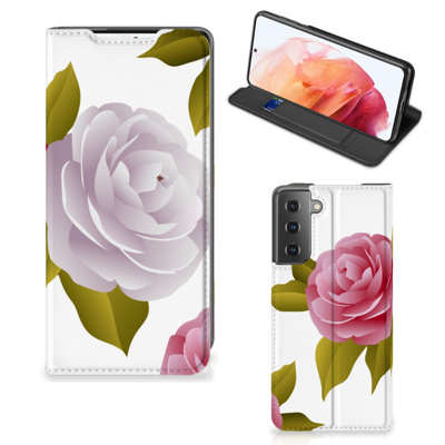 Samsung Galaxy S21 Smart Cover Roses Samsung Galaxy S21 Smart Cover Roses