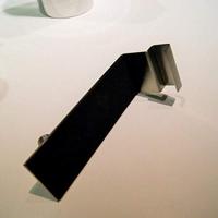 Zack Exit Deurhaak enkele deur 16 cm RVS - thumbnail