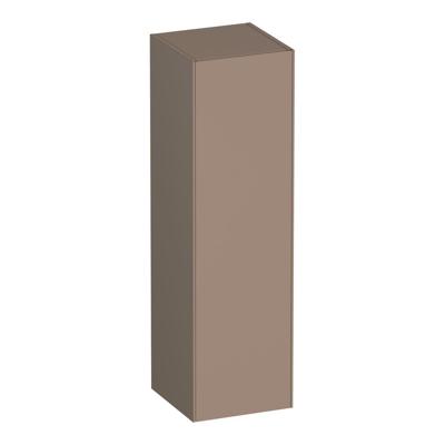 Brauer Inspire - Hoge Kast - 120 cm - 1 Deur - Greeploos - Rechtsdraaiend - Mat Mokka