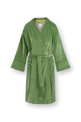 Pip Studio Naomi Kimono Velvet Groen M Pip Studio Naomi Kimono Velvet Groen M