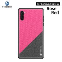 PINWUYO Honors-serie schokbestendige PC + TPU beschermende case voor Galaxy Note10 (rood) - thumbnail